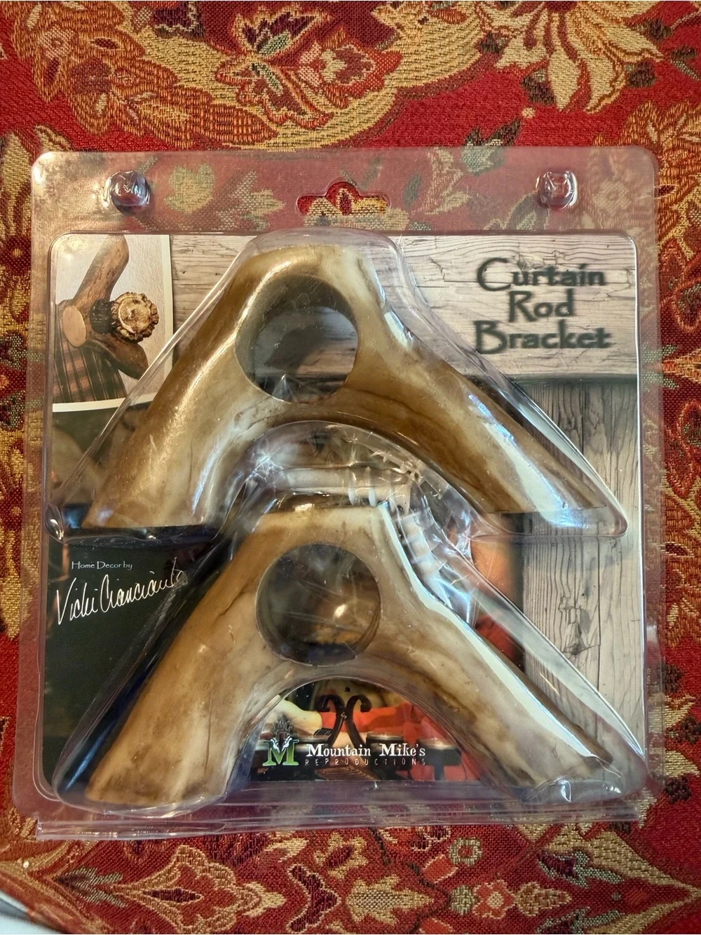 Antler Curtain Rod Ends - Set of 4